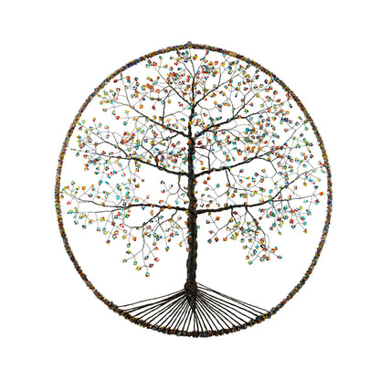 Arbol Sagrado XLG Tree of Life Wall Decor – Large Metal Botanical Wall Art for Home Décor