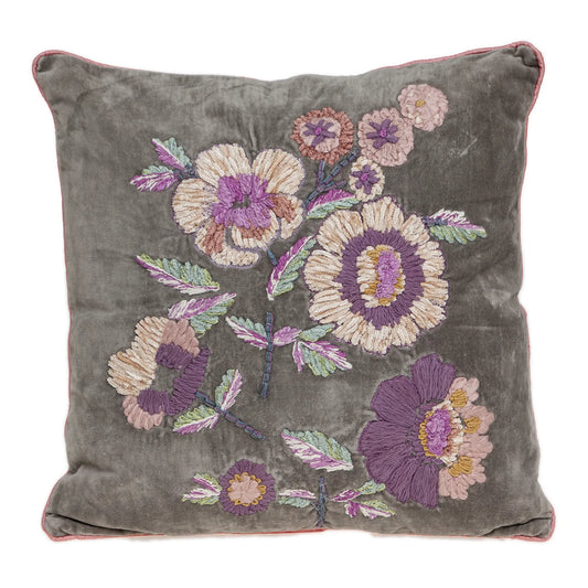 Parkland Collection Penelope Transitional Beige Pillow Cover with Poly Insert – Elegant Decorative Accent Pillow for Home Décor