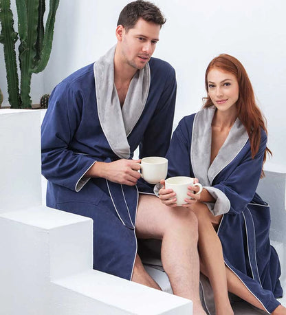 Women’s Plush Microfiber Spa Robe – Soft Cozy Bathrobe for Home, Spa & Relaxation