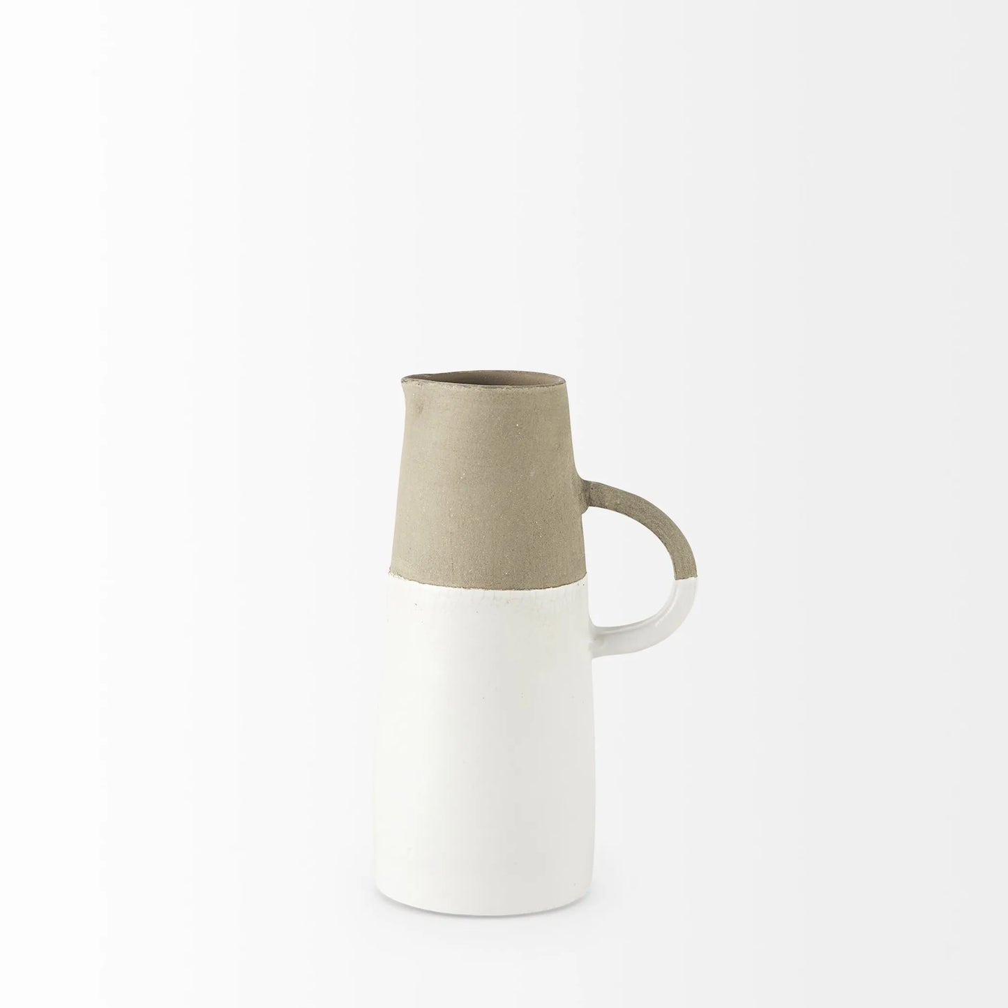 Rustic Organic Decorative Jug – Farmhouse Style Accent Vase for Home Décor