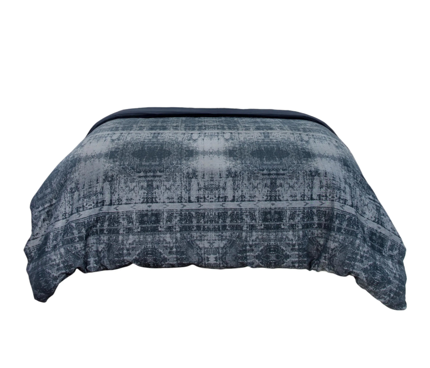 Indigo Queen 100% Cotton 300 Thread Count Washable Duvet Cover – Soft Luxury Bedding Cover for Bedroom Comfort
