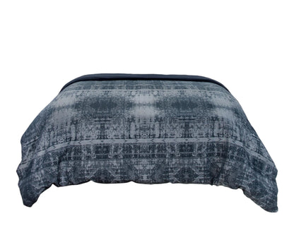 Indigo Queen 100% Cotton 300 Thread Count Washable Duvet Cover – Soft Luxury Bedding Cover for Bedroom Comfort
