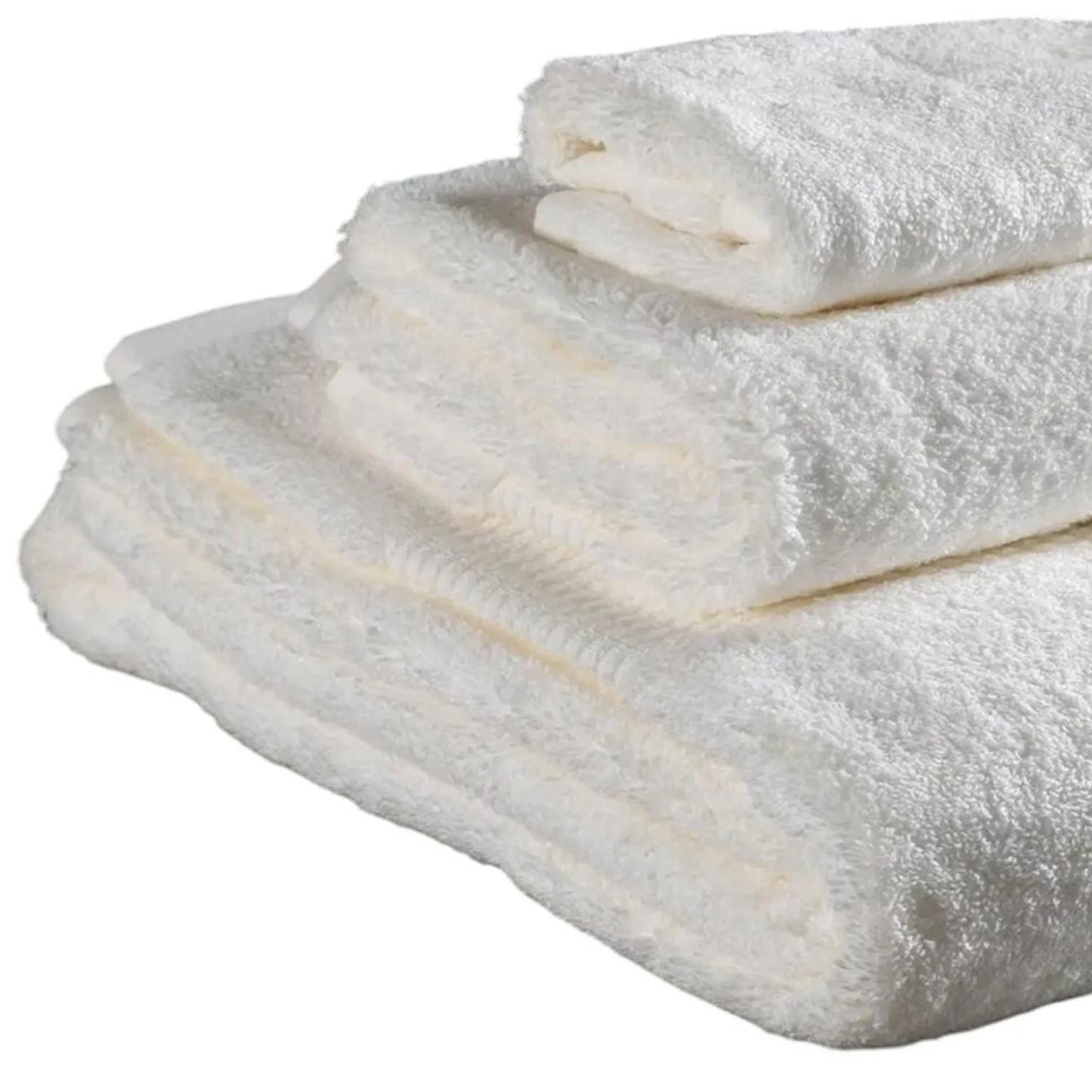 Set of Three Cotton Quick Dry Terry Cloth Towels – Soft Absorbent Bath Towels for Home, Spa & Hotel Use